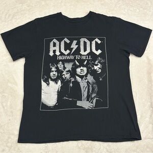AC/DC Highway to Hell Black Tee Size L